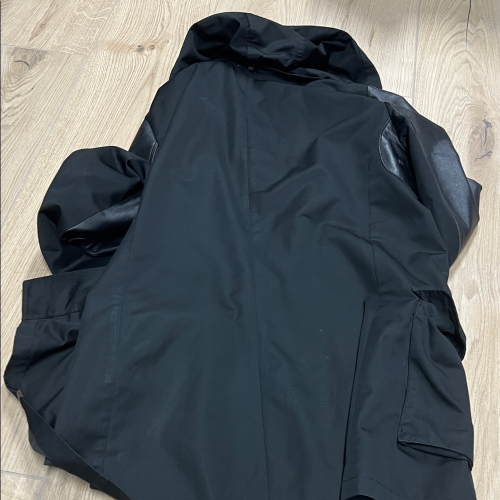 RUDSAK Black Military Jacket with Leather Details - Picture 10 of 10